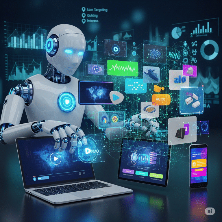 Futuristic AI-driven programmatic and display advertising across multiple devices