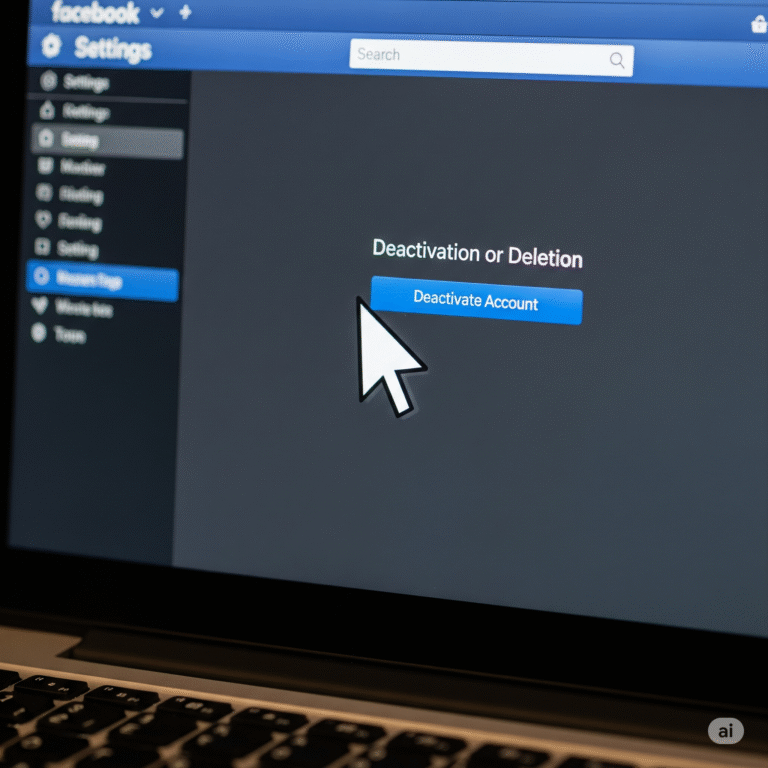 How to deactivate Facebook account step by step on mobile and desktop in 2025.