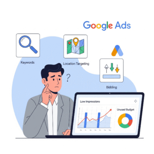Why Google Ads campaign is not spending budget – reasons and fixes