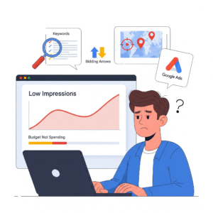 Why Google Ads campaign is not spending budget – reasons and fixes